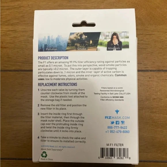 RZ Mask Filters and replacement valves - Picture 3 of 7